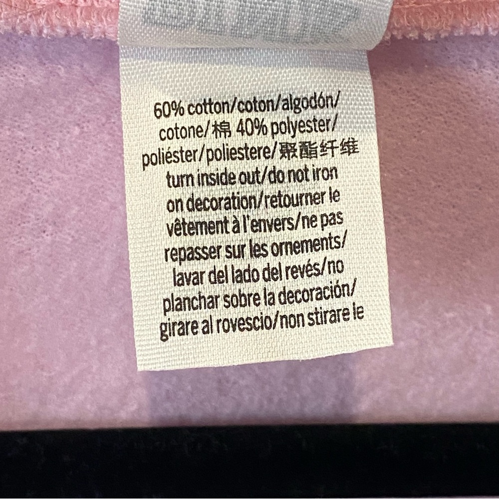 Victorias Secret PINK Quarter Zip Lightweight Fleece Pullover Womens Size Medium - Picture 7 of 7